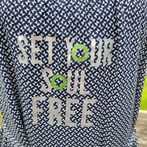 Phish inspired SET YOUR SOUL FREE H &M butterfly dress size 6